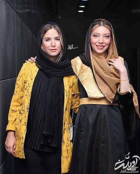 مانتوی شیک و لاکچری صدف اسپهبدی با رویه طلایی